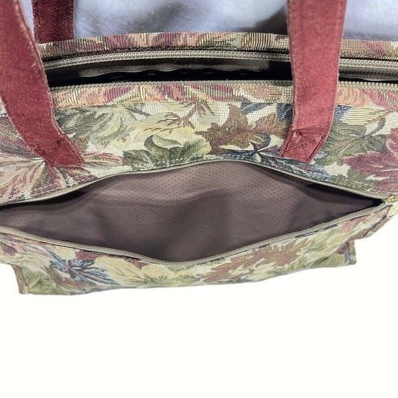 RICARDO BEVERLY HILLS Weekender Tapestry Carpetbag Travel Tote VINTAGE - Picture 9 of 16